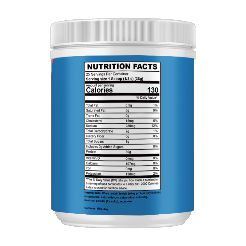 Direct Factory Isolated Whey Protein Powder Sport Supplement Protein Shakes For Muscle Gain Suitable For Daily Fitness