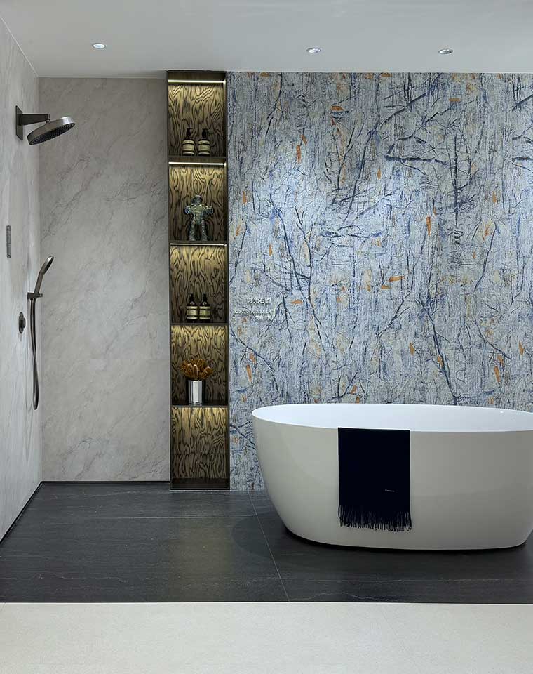 vintage architectural drafting on a desk with drafting tools and marble samples