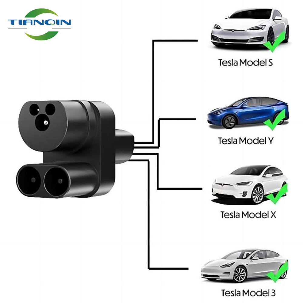 IP54 Waterproof 250KW DC Charger Adapter CCS2 To Tesla Adapter DC Fast Chargers Tesla CCS2 Combo 1 For Tesla Charging Adapte