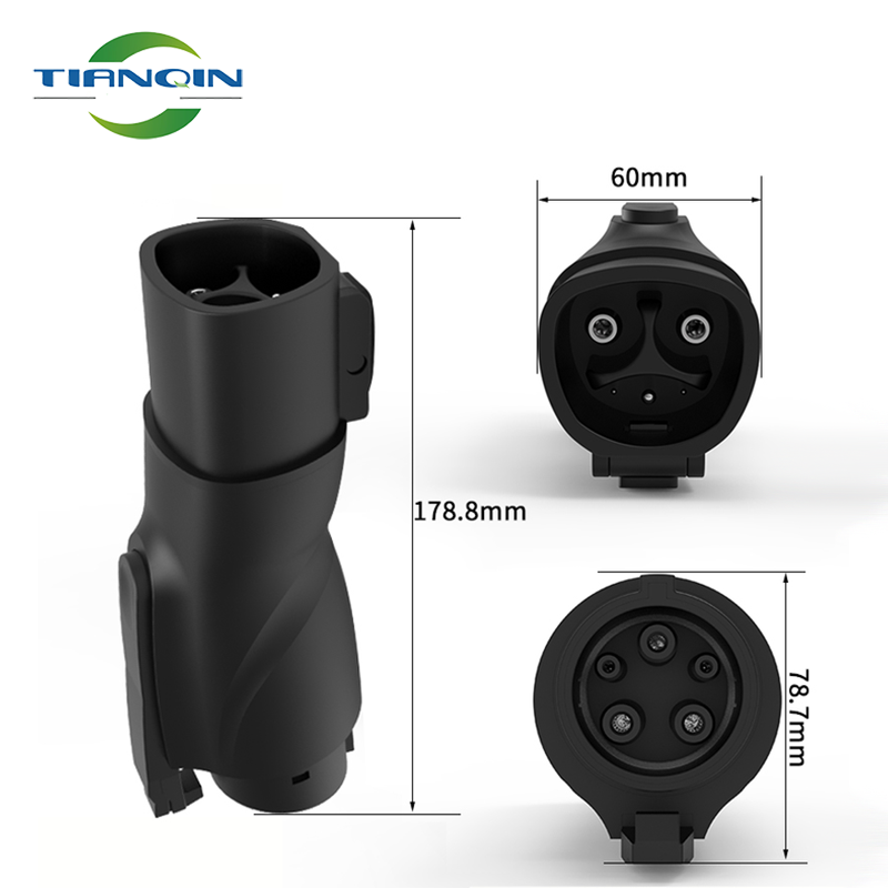 BC Tesla charger 48A 250V is the maximum Tesla to J1772 charging adapter, suitable for all J1772 electric vehicles with Tesla charging adapters, with anti-drop lock.