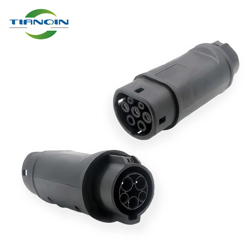 EV Charger Connector Type 1 to Type 2 Adapter Electric Vehicle Charging Adapter SAE j1772 to IEC62196 EV Charging Adaptor