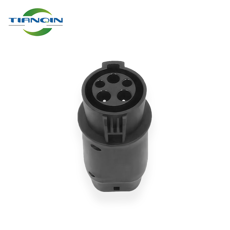 EV شاحن Connector Type 1 to Type 2 محول Electric Vehicle Charging محول SAE j1772 to IEC62196 EV Charging Adaptor