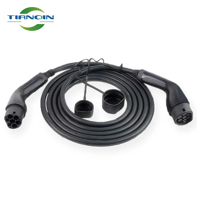 Type 2 charger cable ev car 5m type 2 to gbt ev charging cable typ2 charging cable 22kw
