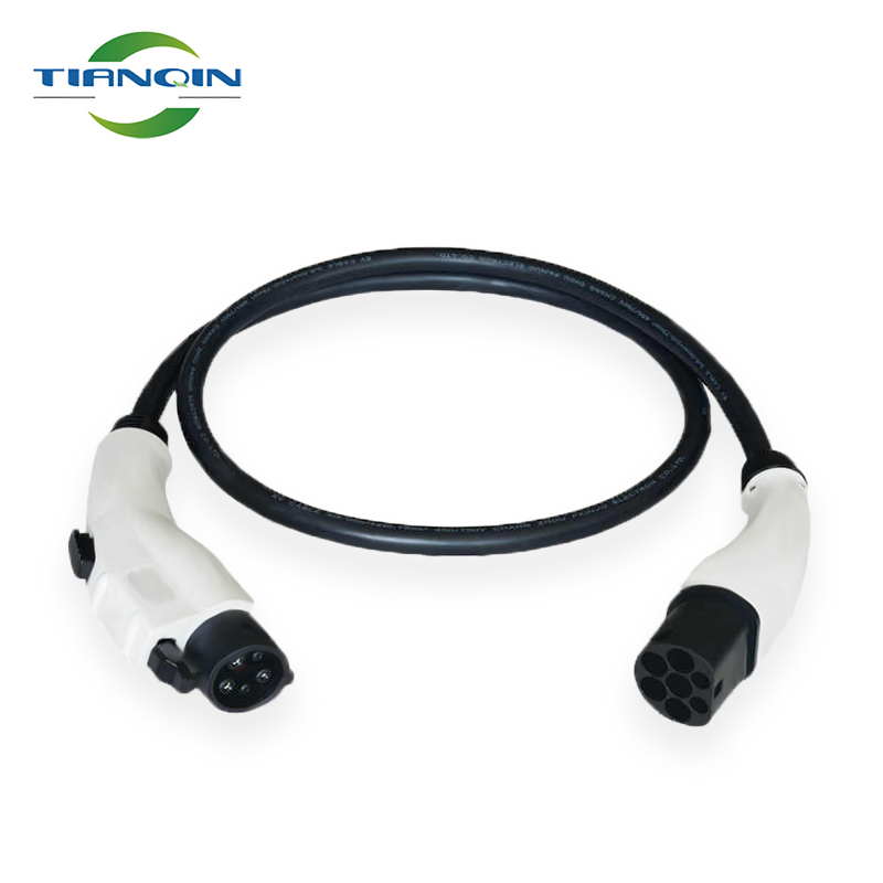 EV cable type 1 to type 2 16A Wire j1772 type1 to 62196 type2 EV Charging Cable