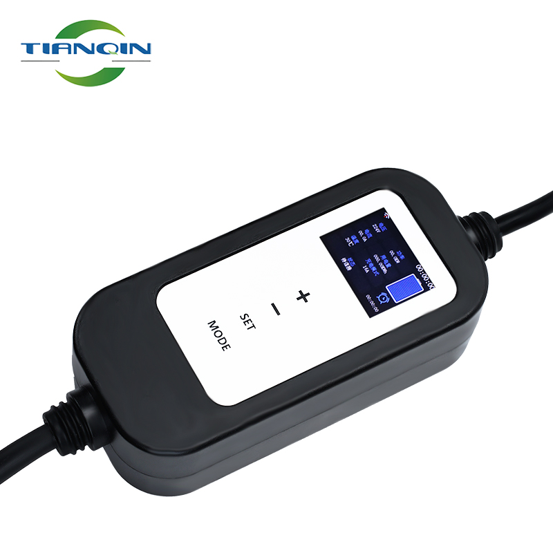 GBT Portable EV Portable Charger Adjustable Current 16A or 32A For Electric Vehicles