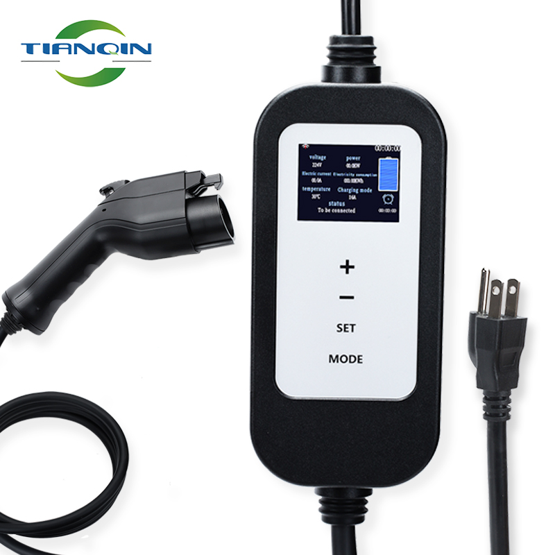 EV 16A portable electric car charger Type1 charger for electric vehicles 3.5kw 7kw American plug