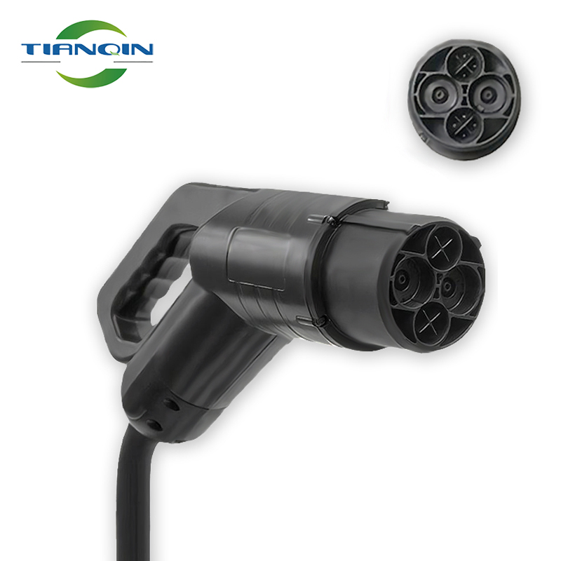 DC CHAdeMO connector ev fast charger plug for EV charger 125A 200A  5 meters cable