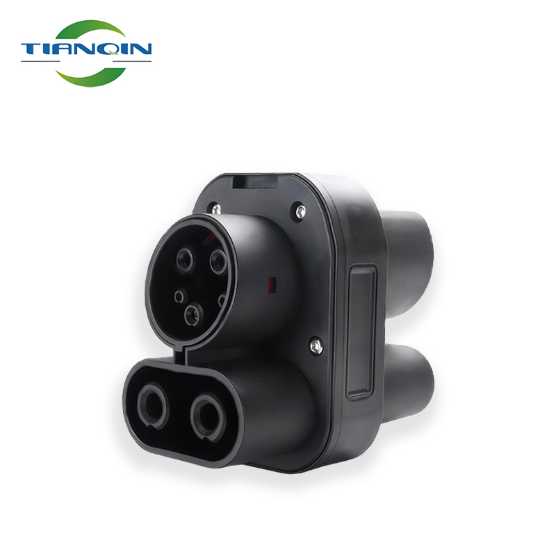 EV Adapter Connector CCS Combo 2 to CCS Combo 1 Fast Charger Plug EV Adaptor Socket For Electric Vehicle Car