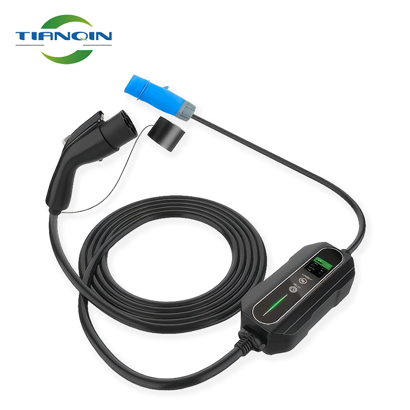 With reservation function, suitable for T2/T1/GBT 7kw portable electric car charger