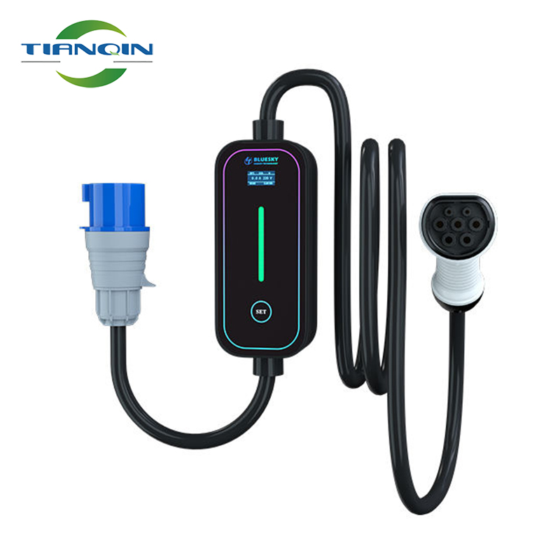 New energy electric vehicle charging gun 3.5KW/7KW on-board charging portable EV charger