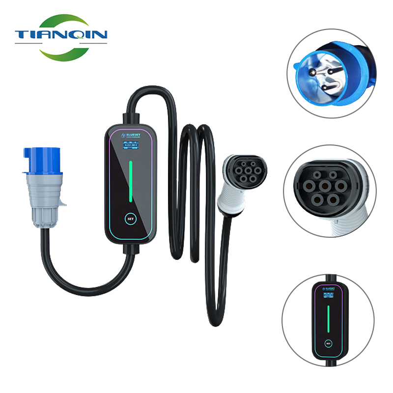 New energy electric vehicle charging gun 3.5KW/7KW on-board charging portable EV charger