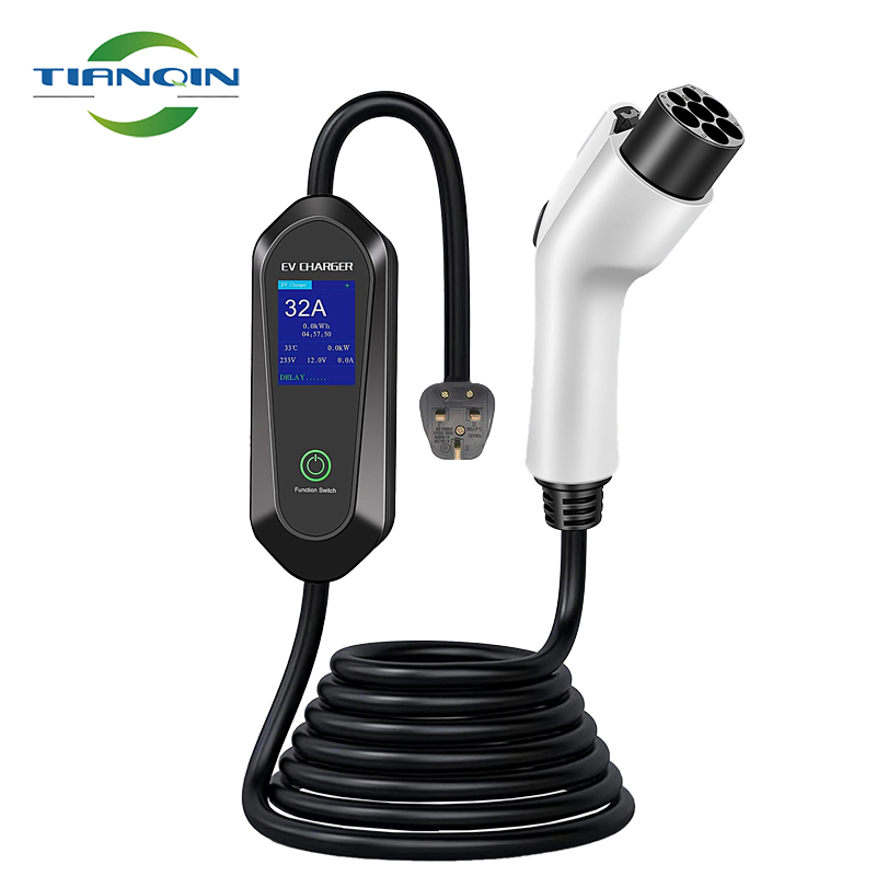 Household GBT 3.5KW 16A Adjustable Portable EV Cargador IEC 62752  Power Plug EV Charging Station