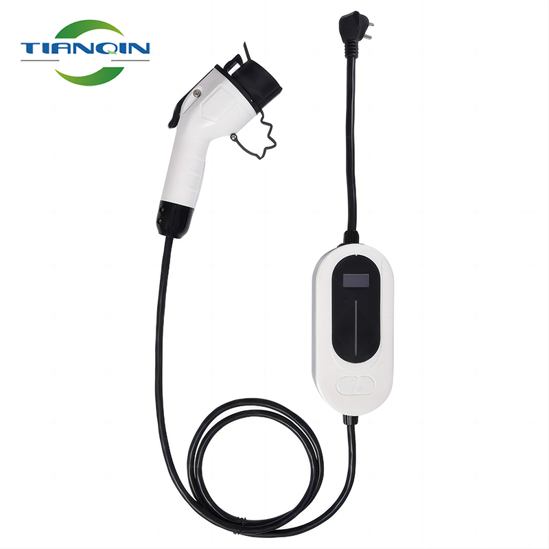 110-240V 16A 3.5KW with 23ft Extension Cable NEMA 6-20 Portable EV Charger for All J1772 Electric Vehicles Level 1-2 EV Charger