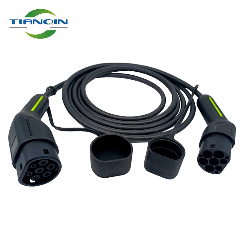 Car Ev Charging Cable Type 2 Portable Ev charger 16A 250V Type2 to Type2 Portable SmartFast Charging Ev Carregador