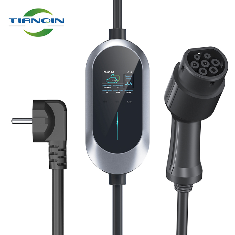 High Quality Electric Vehicle Charger 3.5KW 7KW EU Standard Type 2 GBT Electric Car Charging Station Portable EV Charger