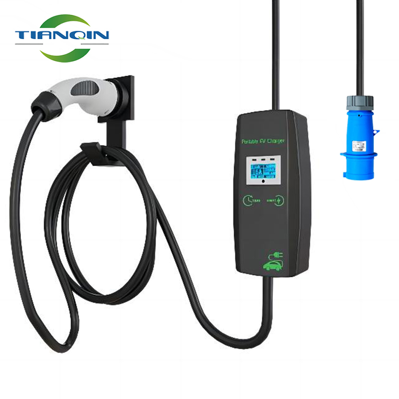 Portable EV Electric Vehicle شاحن Type 2 Cable 62196 Car وطن Fast Charing