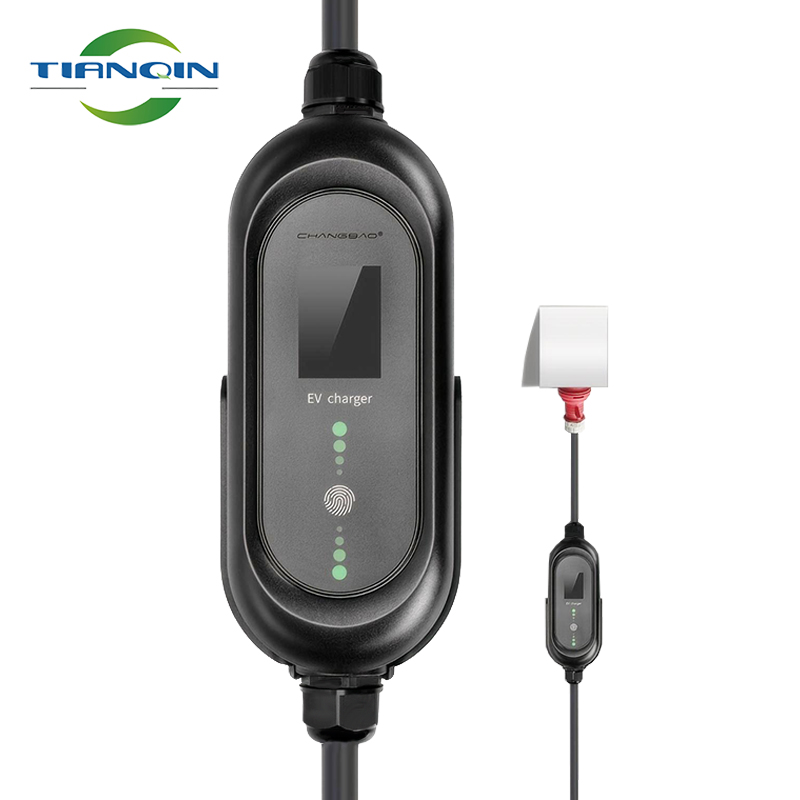11KW 22KW Type 2 Charging Cable 3-phase Mode 3 Adjustable Current Delay Timer Portable 16A 32A Level 3 Portable EV Charger