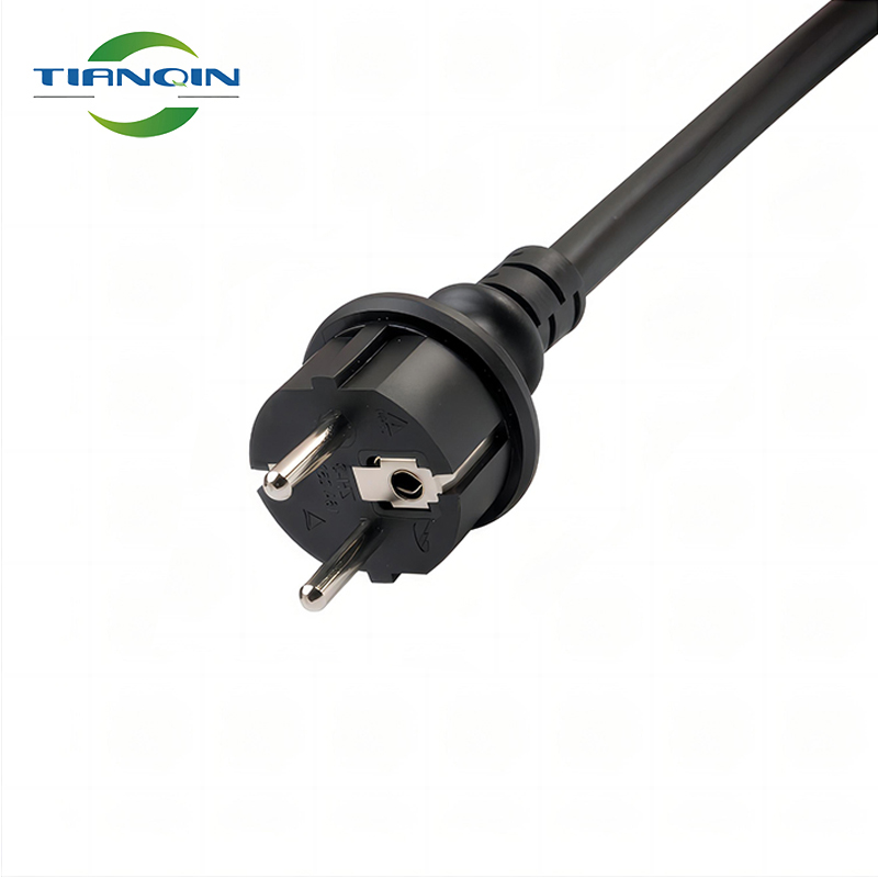 Heavy Duty Industrial 3 Phase 16A CEE Male to Schuko Plug Socket EV Charger Charging Converter Extension Cable for Caravan