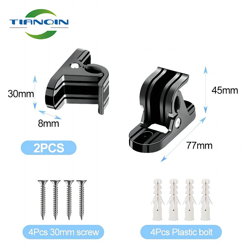 Wall-Mounted Bracket Clamp Fixed Clips Portable Screw Mount Holder Stand for Portable Ev Charger Box Type 1 Type 2 Evse J1772