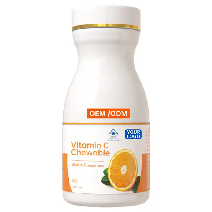 Hot Sale Factory Supply OEM Vitamin C Chewable Tablets Flavor Customization Vitamin C Tablets lower blood pressure