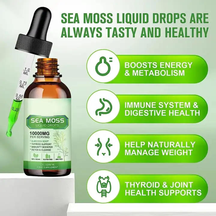 Sea Moss Liquid Drops supplement