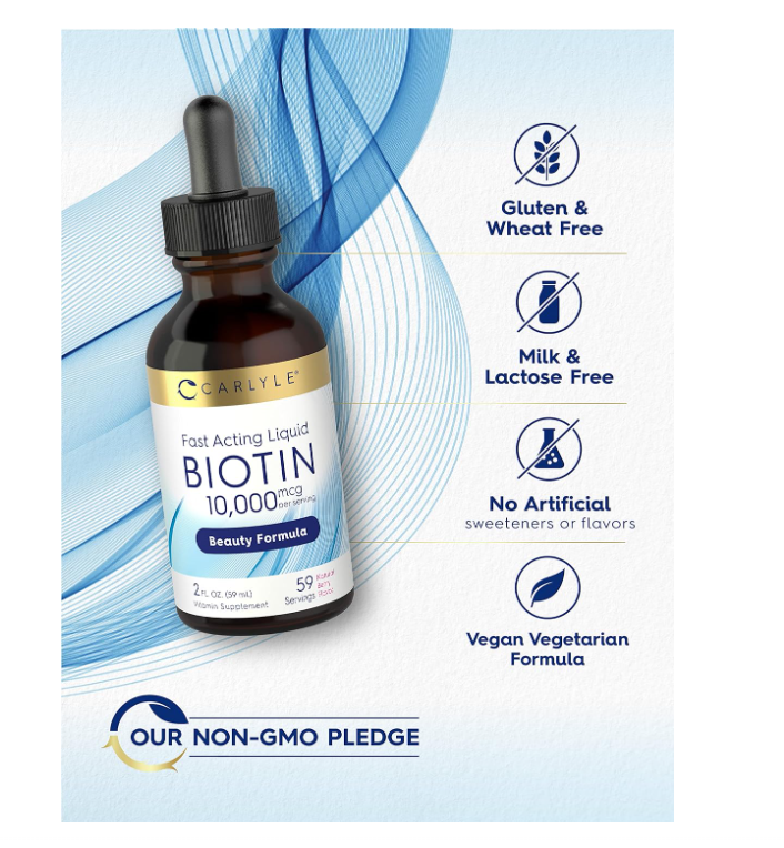 Liquid Biotin Extra Strength Gel Drops