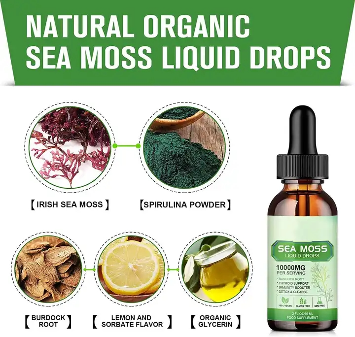 Sea Moss Liquid Drops supplement