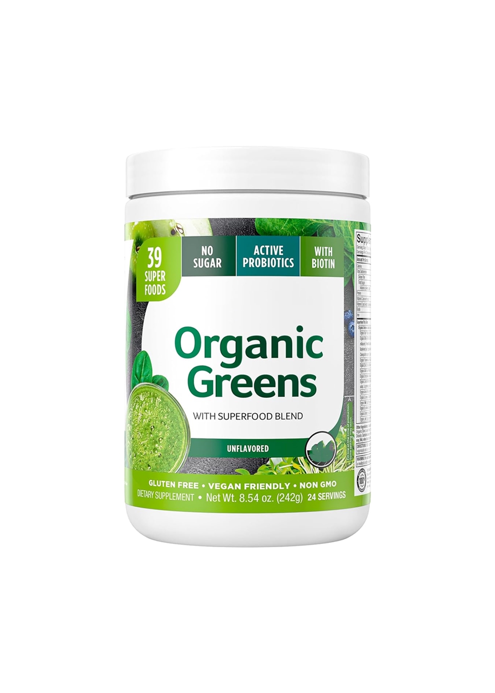 OEM Private Label Green powder smoothie pure organic super food Mix support health Vegan green supplement