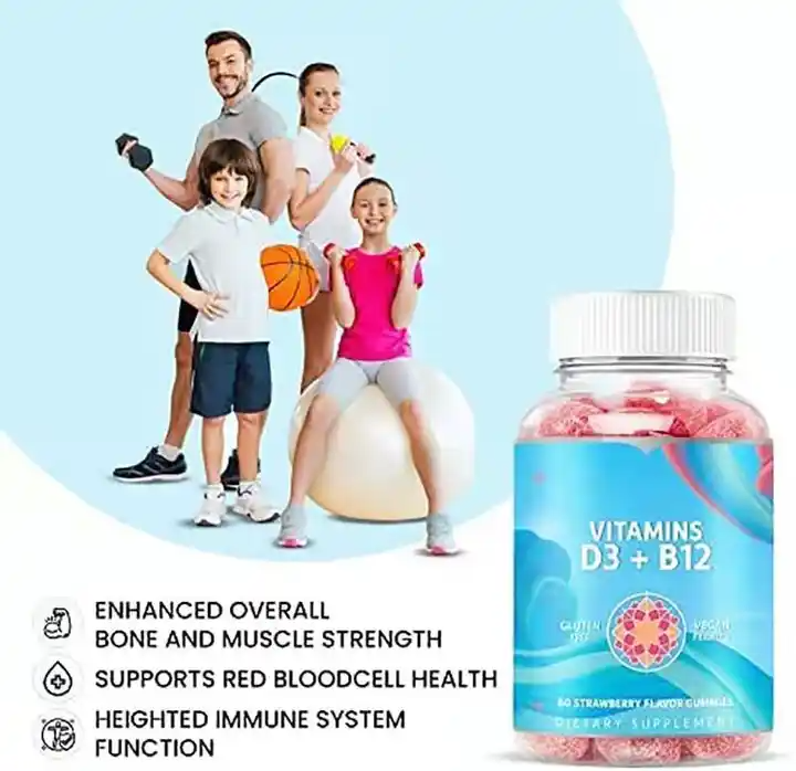 Nuevo diseño Immune System Boost D3 Gummy Vitamin K2 Gummies con excelente precio