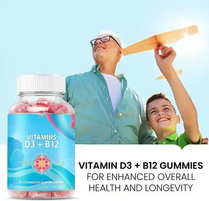 Nuevo diseño Immune System Boost D3 Gummy Vitamin K2 Gummies con excelente precio