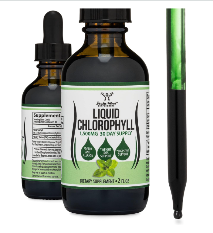 Peppermint Flavored Liquid Chlorophyll Drops