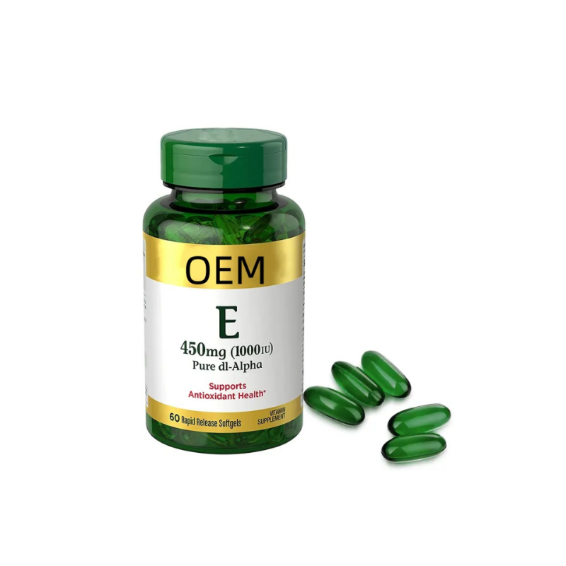 OEM Customized Hot Selling Vitamin E Capsules Antioxidant Anti-Aging Supplements Vitamin E Soft Gels