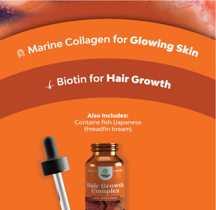 Collagen Biotin Drops for Hair Growth