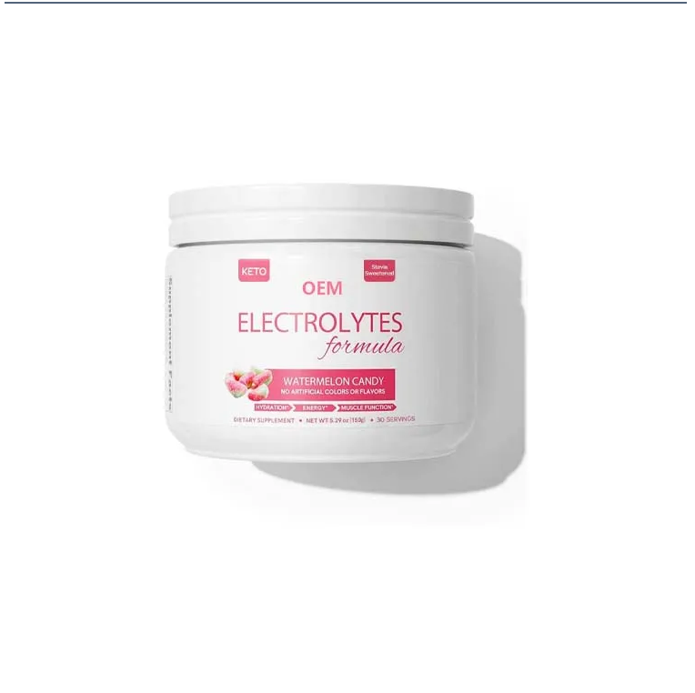 OEM Private Label Electrolyte Powder formula KETO Sugar free No Calories,Gluten free health supplement