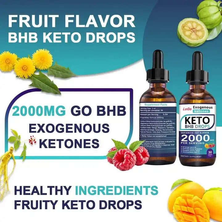Fruit flavor BHB keto drops