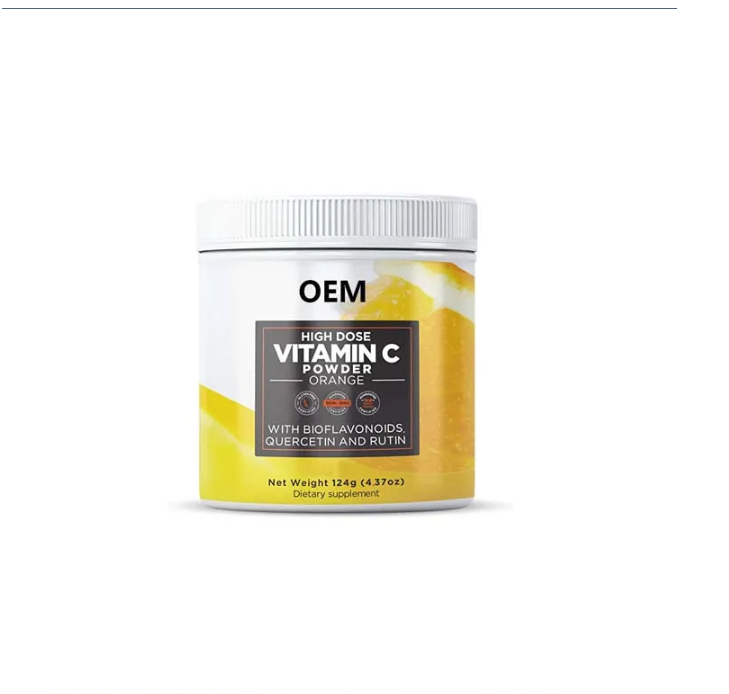 OEM Private Label Vitamin C powder with Quercetin Citrus Bioflavonoids Gluten-free for health supplement