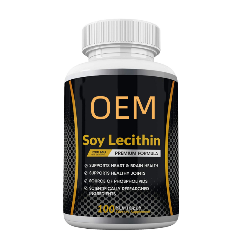 Hot sale OEM Customized Food Soya Lecithin Extract Oil Soft Capsule For Sale Soya Lecithin Softgel