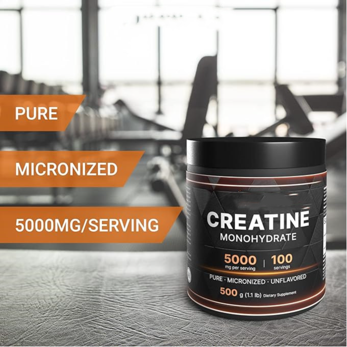 OEM Private Label Creatine Monohydrate powder Pure 100% creatine for muscle Builder&Recovery Micronized Preworkout powder