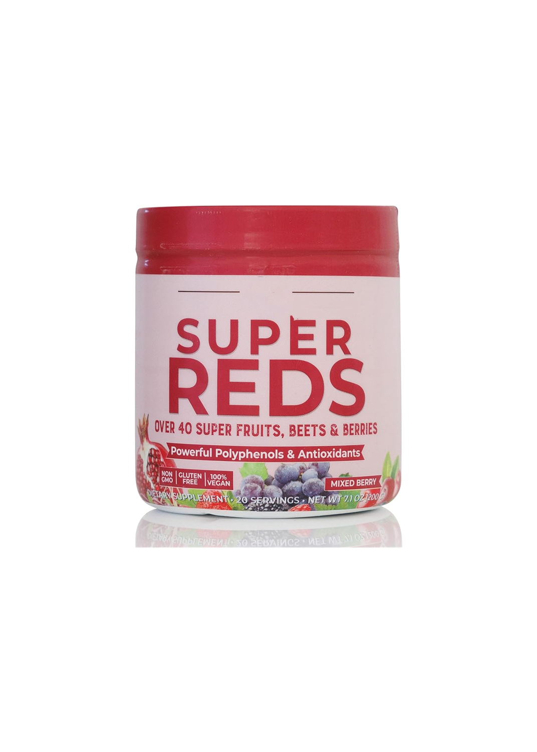 OEM New arrivals Red vigge powder Organic Vegan powder super food Fruit and Berries Energizing supplement