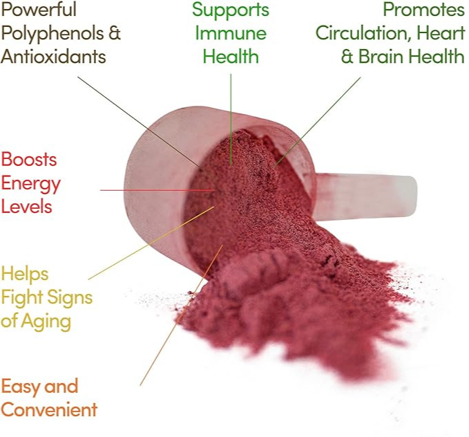 OEM New arrivals Red vigge powder Organic Vegan powder super food Fruit and Berries Energizing supplement