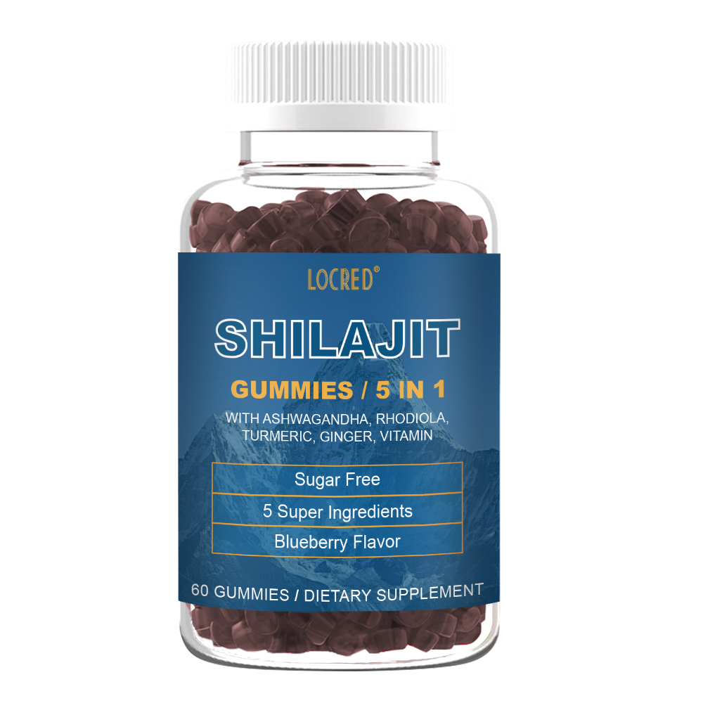 Factory Direct Selling OEM Manufacturer Shilajit Gummies For Men and Women, Support Logo Customization and Label Printing