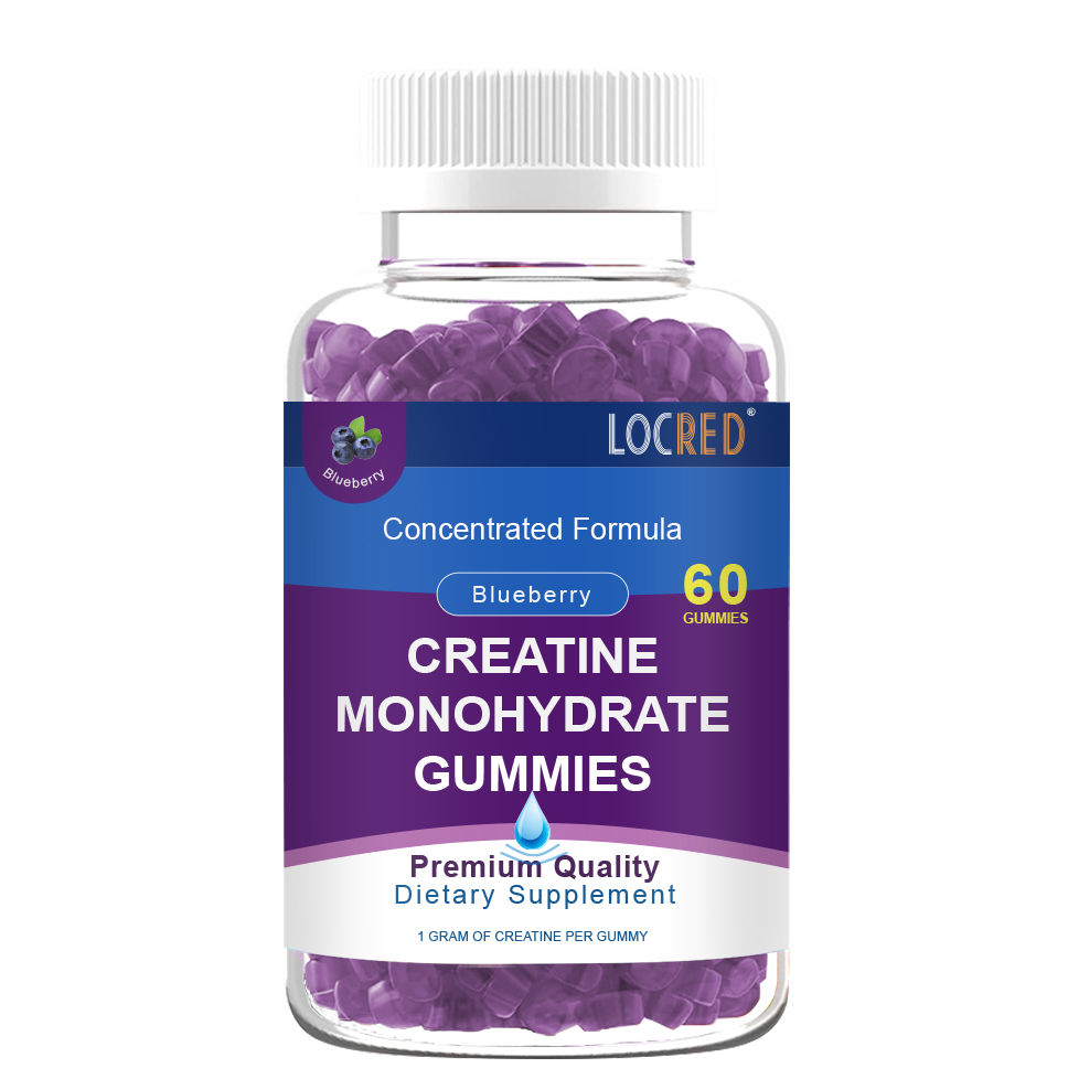 Hot Sell  Blueberry Creatine Monohydrate Gummies Premium Quality Dietary Supplement Workout Gummies