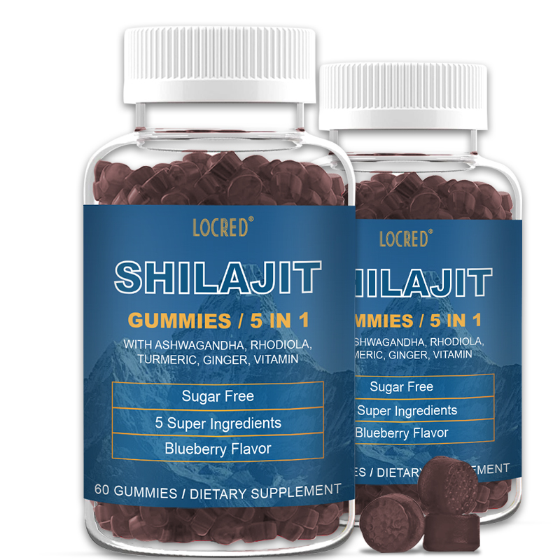 Factory Direct Selling OEM Manufacturer Shilajit Gummies For Men and Women, Support Logo Customization and Label Printing