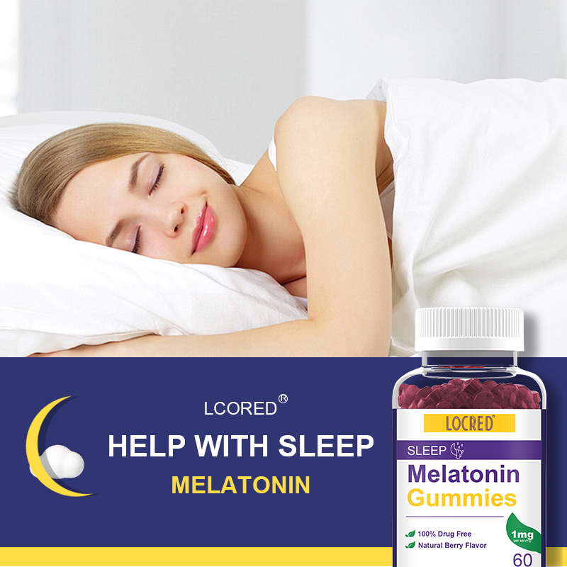 Wholesaler OEM  Sleep melatonin gummy candy for adults with private label gummies for sleep