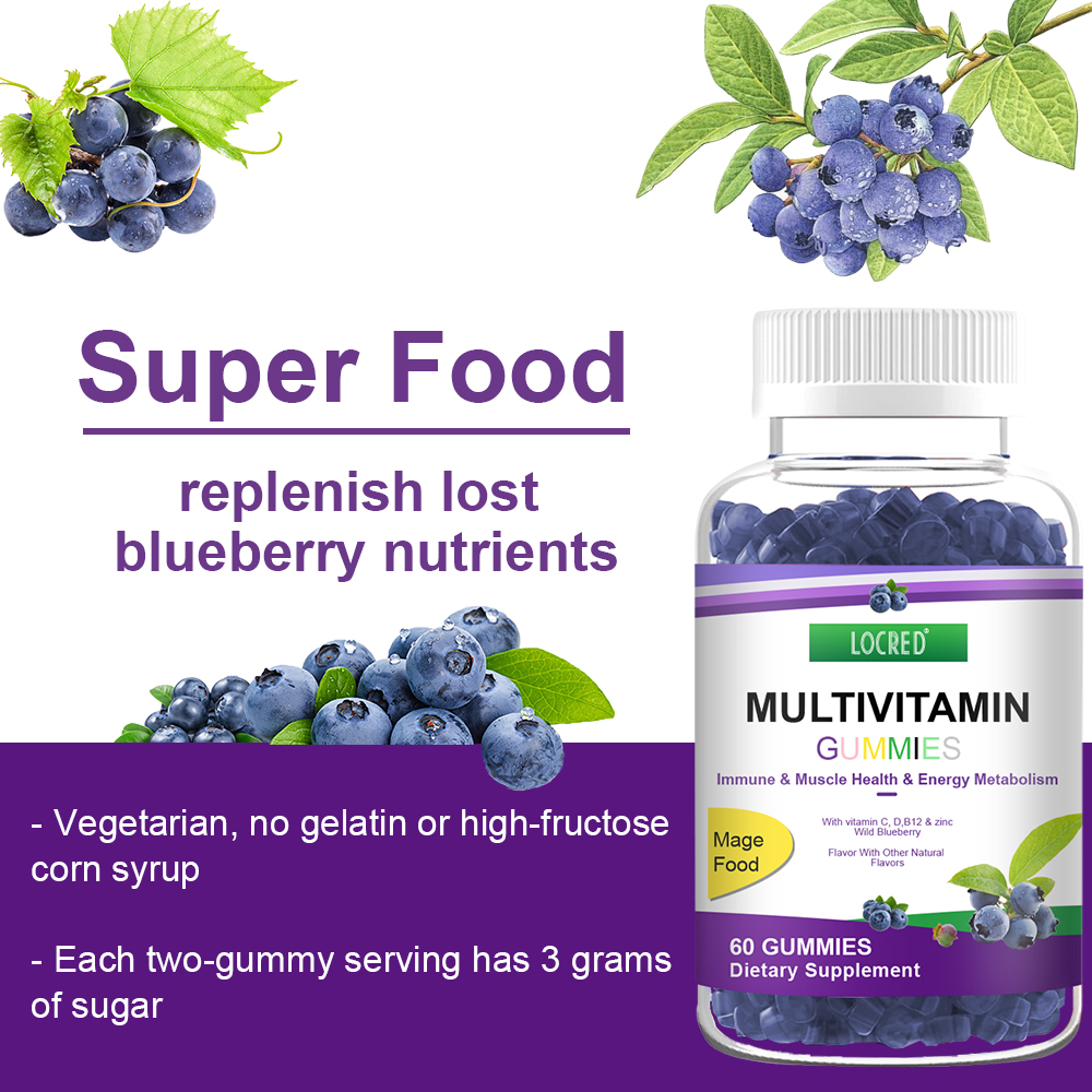 Multivitamin Gummies for Immune Support Supplement with Probiotics Boosters for Adults & Teens  Chewable