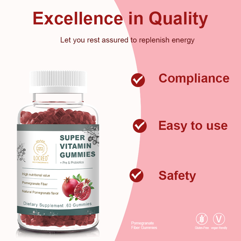 Hot Selling Super Vitamin Gummies  for Adult Kids High Potency Immune Support Supplement Chewable gummy