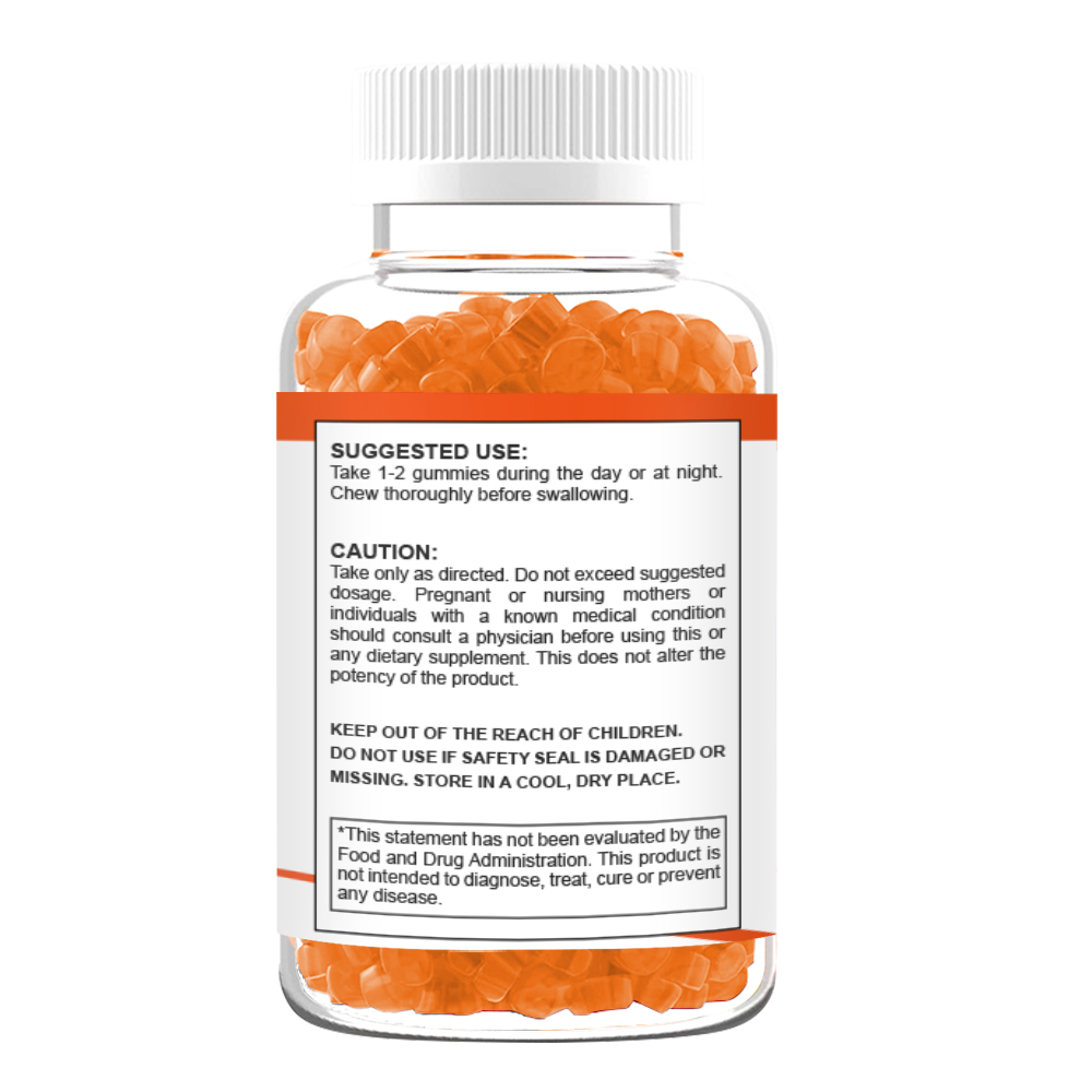 Wholesale Food Supplements Curcumin Turmeric Ginger with D3 k2 Gummies