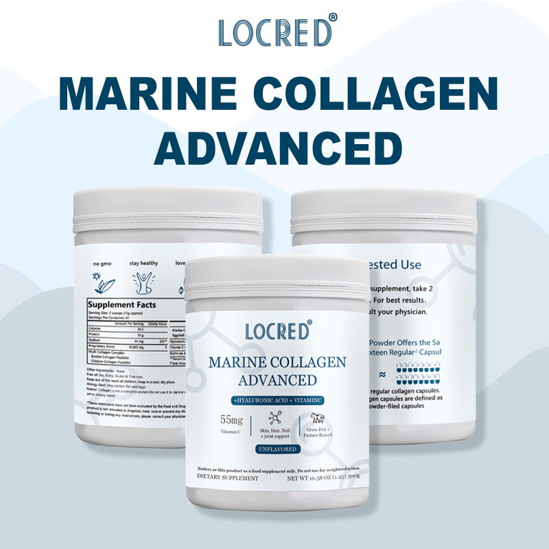 Marine Collagen Advanced food supplement with Vitamin C for Skin,Hair,Nail And Joint Support