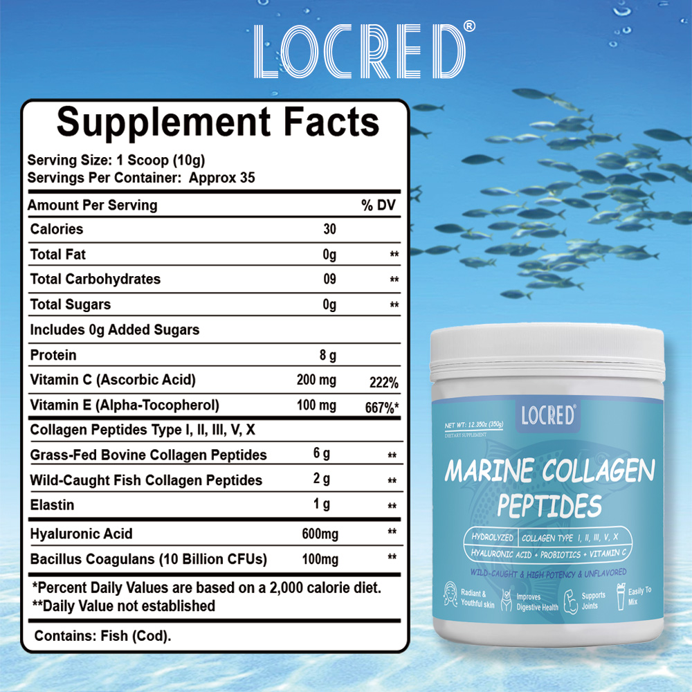 Marine Collagen Protein Powder for Skin,Digestive Health,Supports Joints